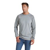 Ariat FR Work Crew Long-Sleeve T-Shirt in Silver Fox in Silver Fox